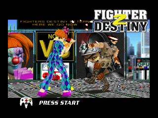 Fighter Destiny 2 screenshot 4 for Nintendo 64